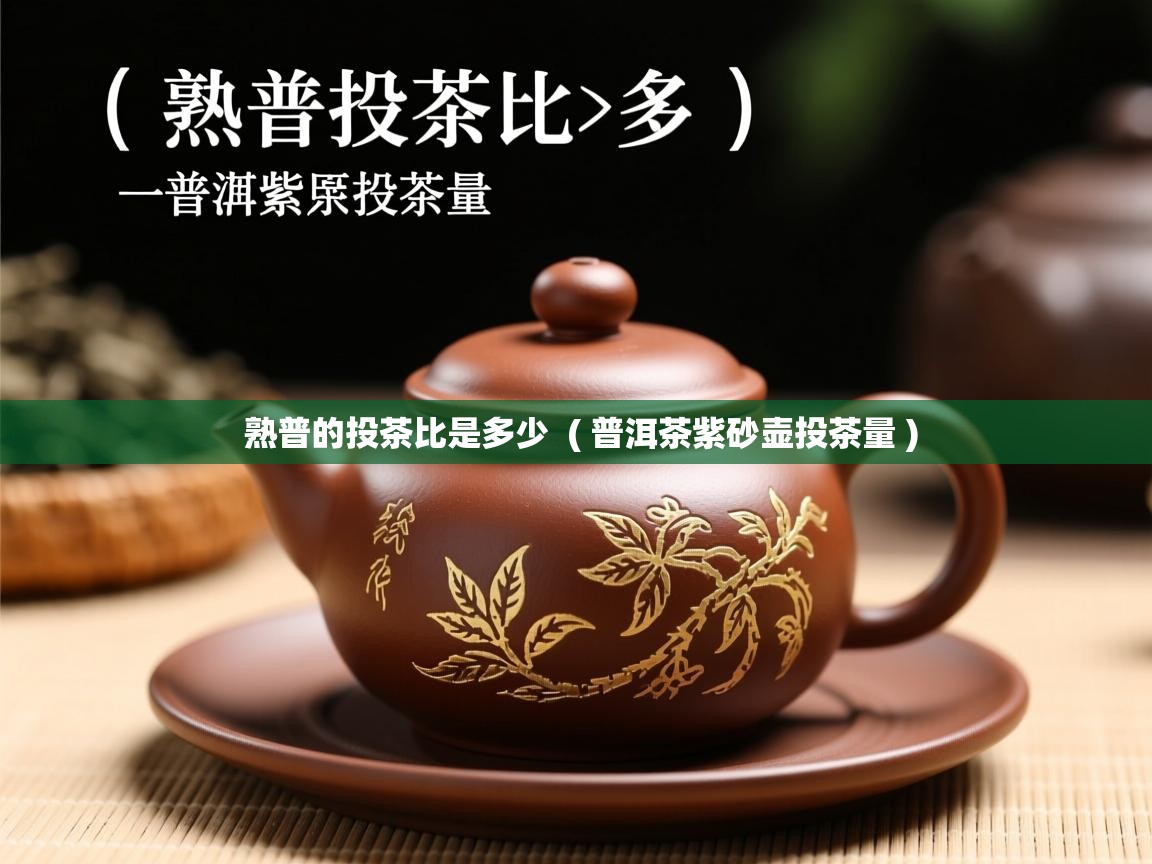 详细阅读: 熟普的投茶比是多少  ( 普洱茶紫砂壶投茶量 )  熟普的投茶比是多少  ( 普洱茶紫砂壶投茶量 )