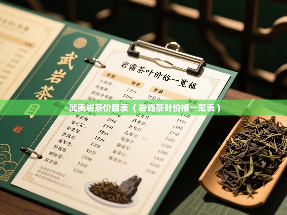武夷岩茶价目表  ( 岩霸茶叶价格一览表 )  武夷岩茶价目表  ( 岩霸茶叶价格一览表 )