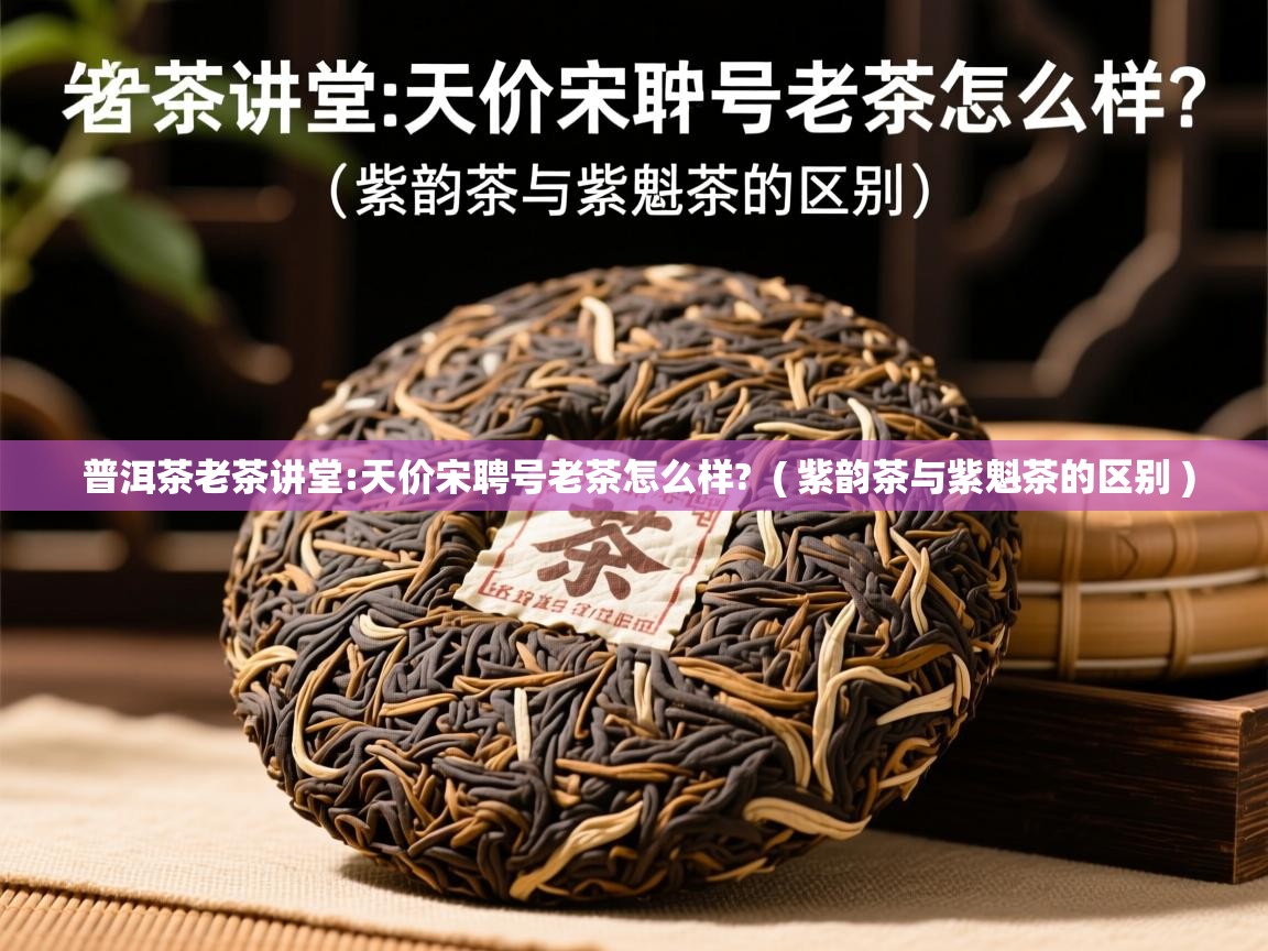 详细阅读: 普洱茶老茶讲堂:天价宋聘号老茶怎么样?  ( 紫韵茶与紫魁茶的区别 )  普洱茶老茶讲堂:天价宋聘号老茶怎么样?  ( 紫韵茶与紫魁茶的区别 )