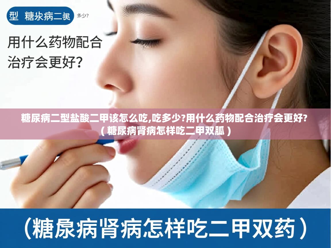  糖尿病二型盐酸二甲该怎么吃,吃多少?用什么药物配合治疗会更好?  ( 糖尿病肾病怎样吃二甲双胍 )