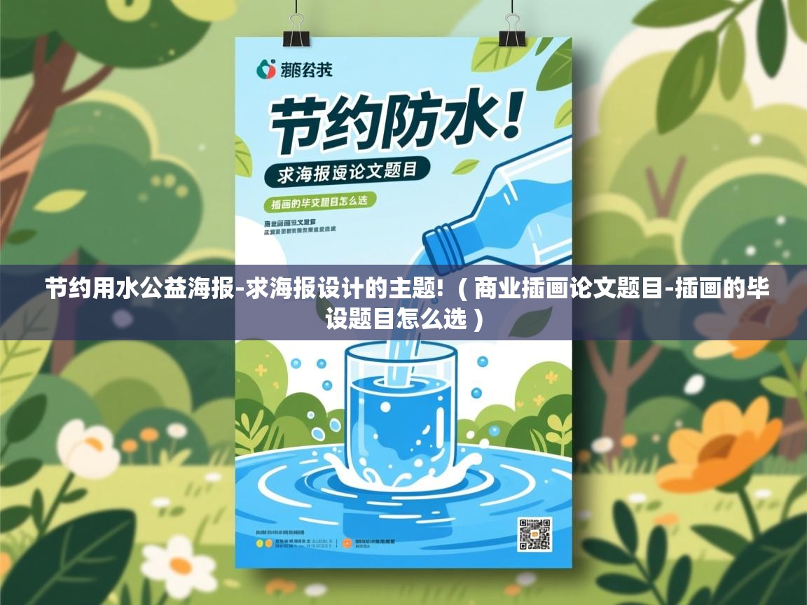  节约用水公益海报-求海报设计的主题!  ( 商业插画论文题目-插画的毕设题目怎么选 )
