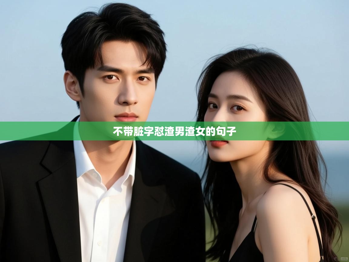 不带脏字怼渣男渣女的句子   不带脏字怼渣男渣女的句子