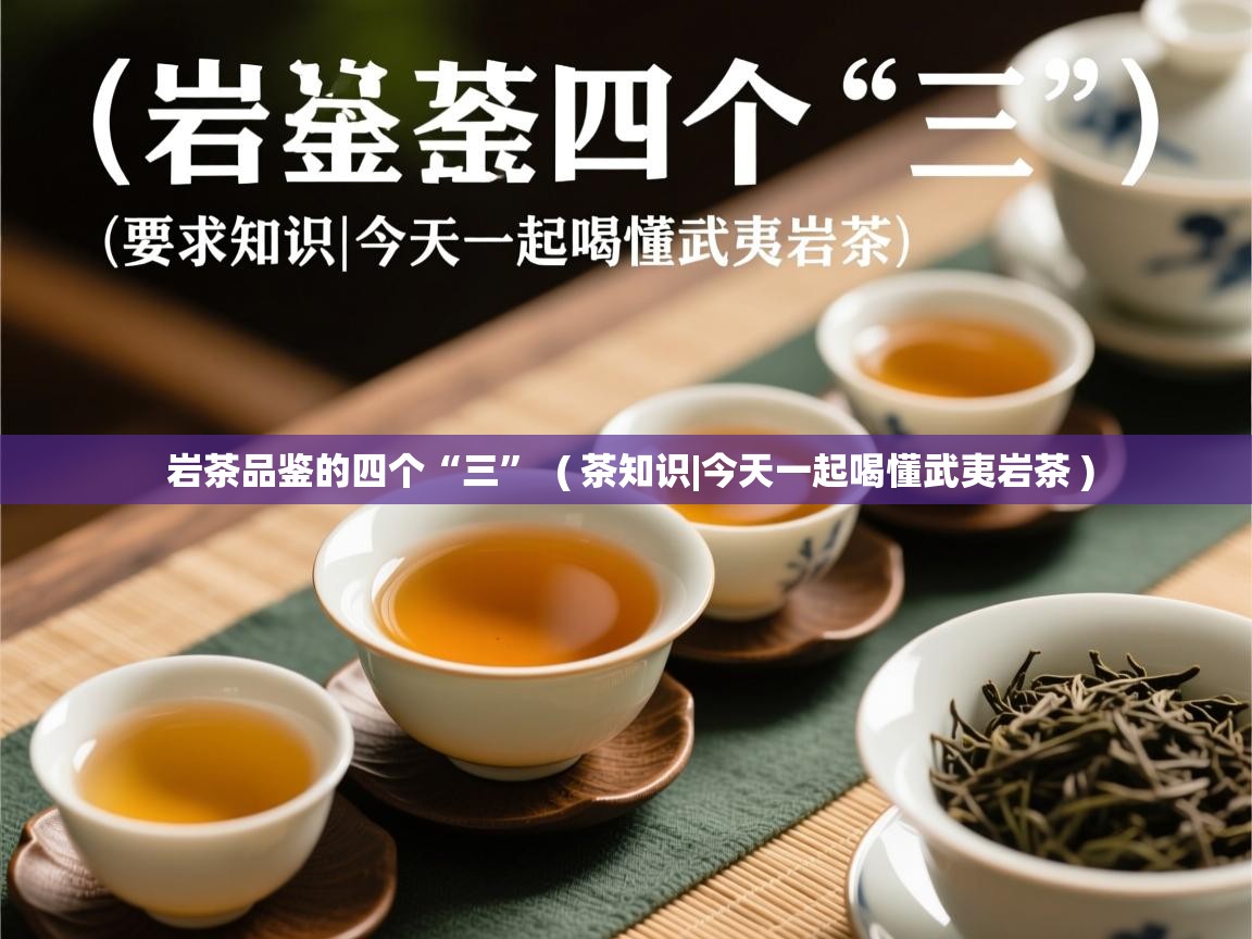 岩茶品鉴的四个“三” ( 茶知识|今天一起喝懂武夷岩茶 ) 岩茶品鉴的四个“三” ( 茶知识|今天一起喝懂武夷岩茶 )