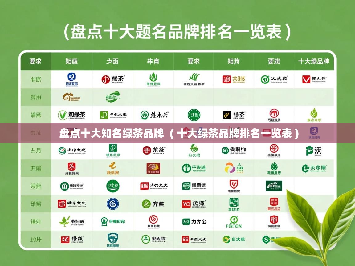 盘点十大知名绿茶品牌  ( 十大绿茶品牌排名一览表 )  盘点十大知名绿茶品牌  ( 十大绿茶品牌排名一览表 )
