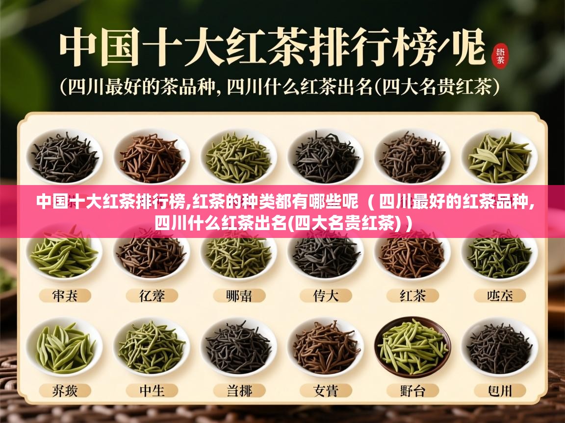 详细阅读: 中国十大红茶排行榜,红茶的种类都有哪些呢  ( 四川最好的红茶品种,四川什么红茶出名(四大名贵红茶) )  中国十大红茶排行榜,红茶的种类都有哪些呢  ( 四川最好的红茶品种,四川什么红茶出名(四大名贵红茶) )