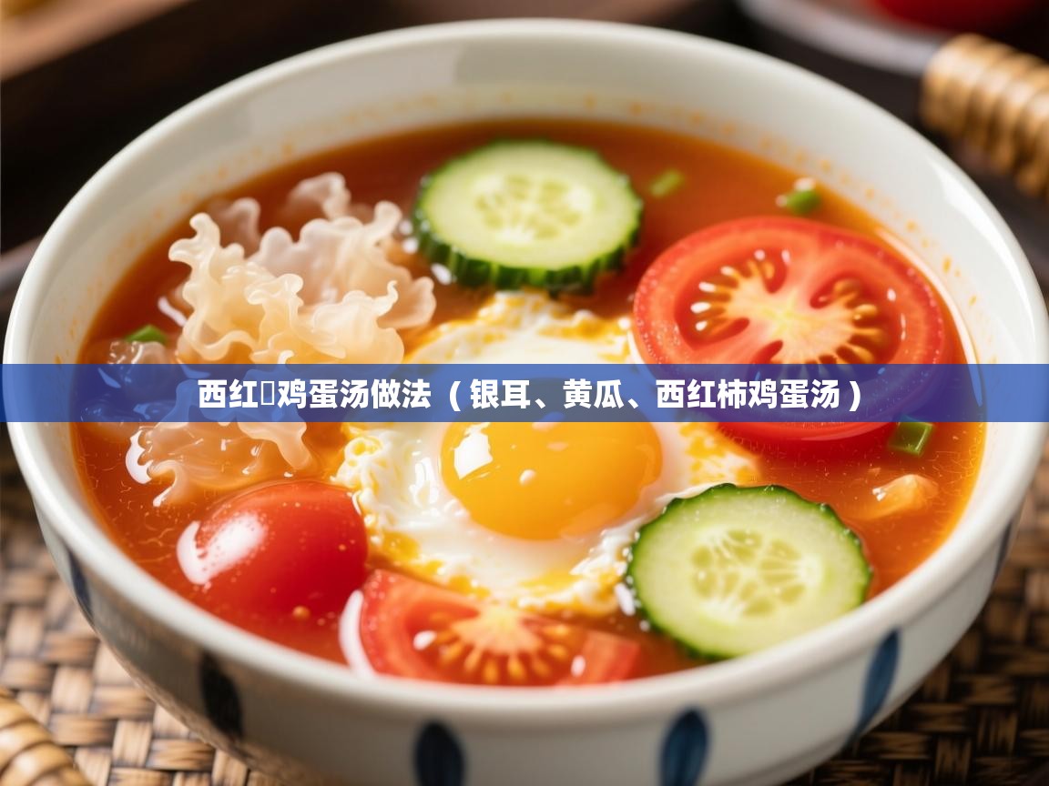 西红杮鸡蛋汤做法  ( 银耳、黄瓜、西红柿鸡蛋汤 )