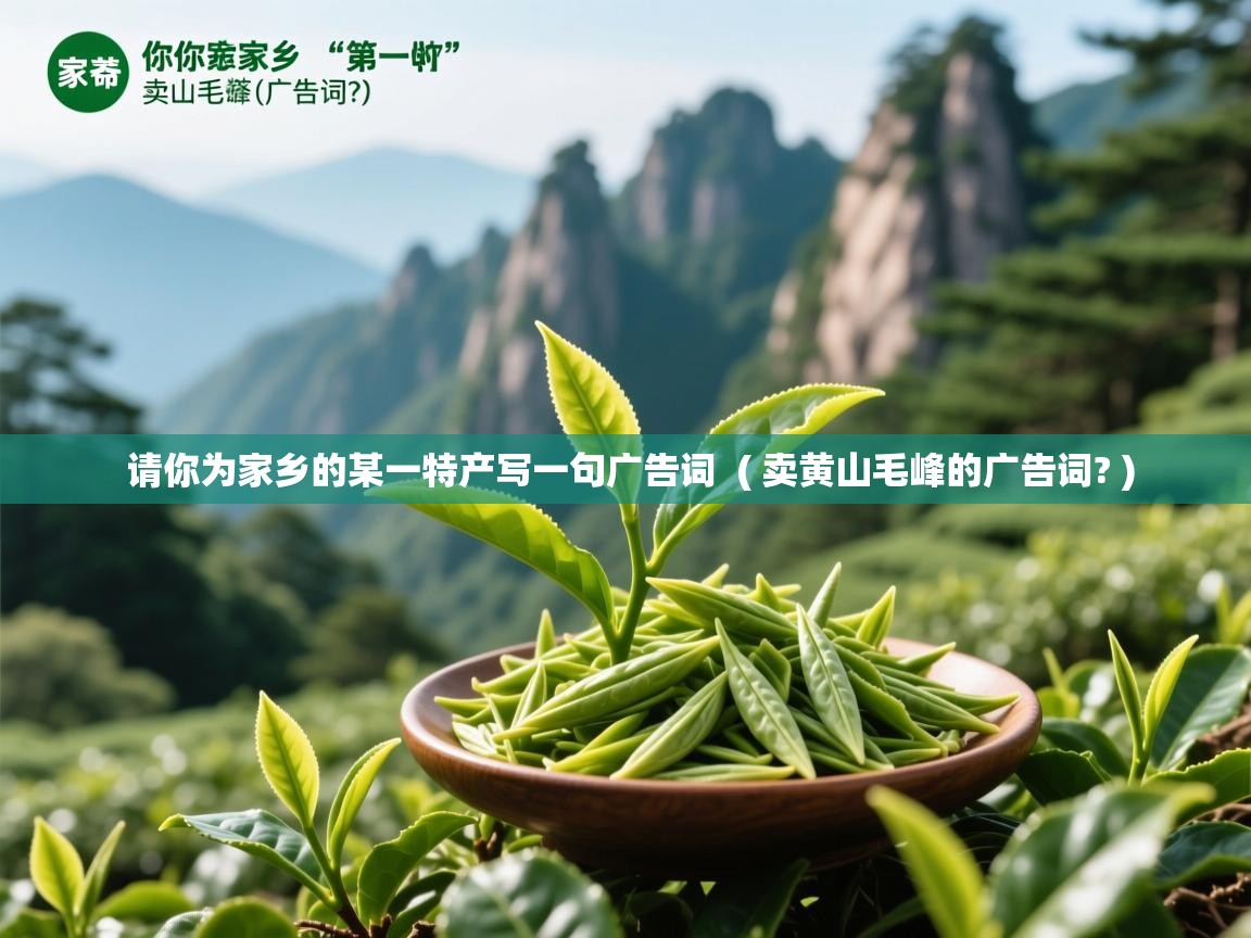 请你为家乡的某一特产写一句广告词  ( 卖黄山毛峰的广告词? )  请你为家乡的某一特产写一句广告词  ( 卖黄山毛峰的广告词? )