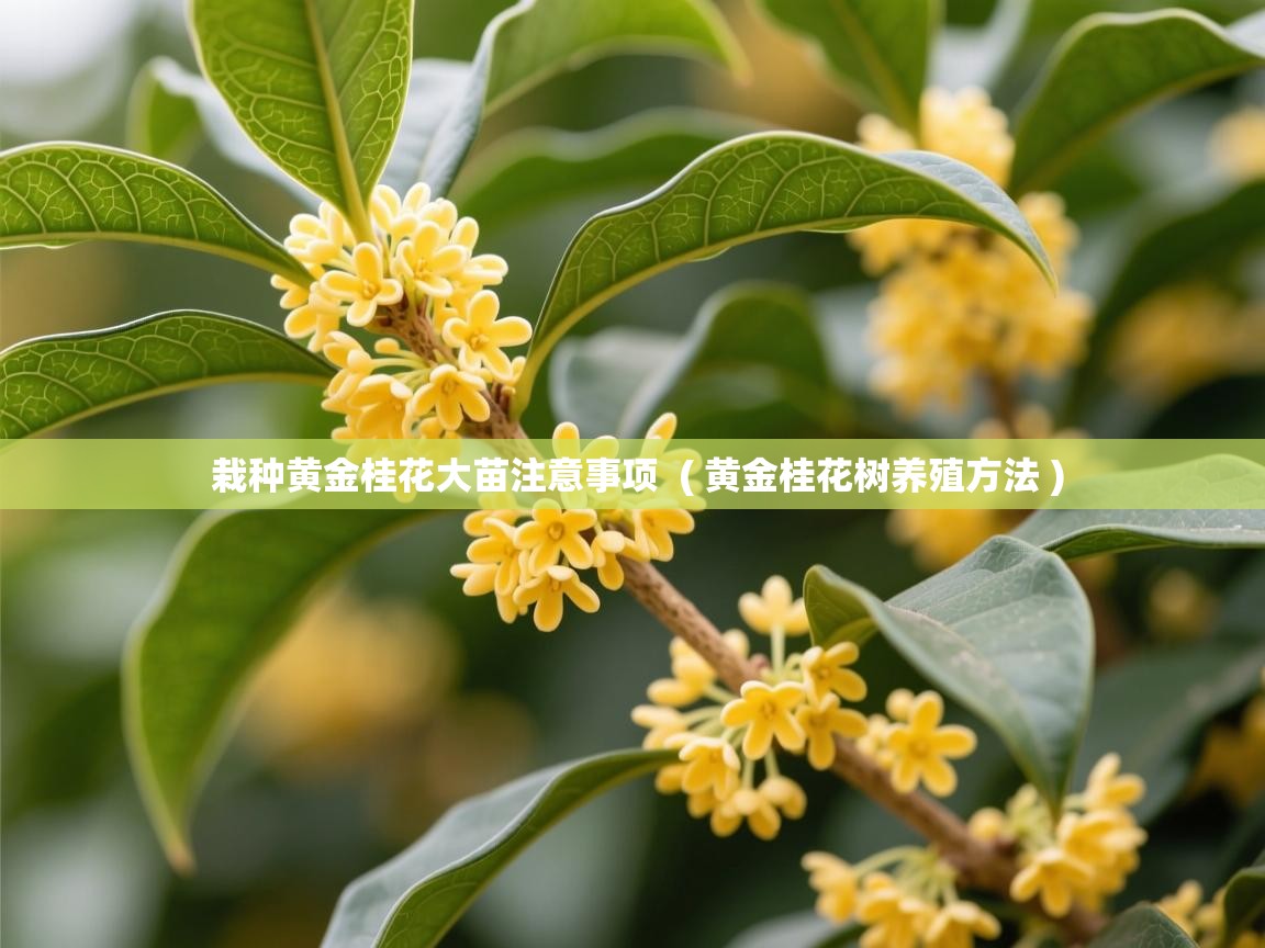  栽种黄金桂花大苗注意事项  ( 黄金桂花树养殖方法 )