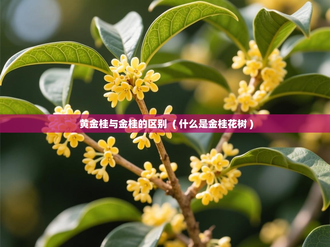  黄金桂与金桂的区别  ( 什么是金桂花树 )