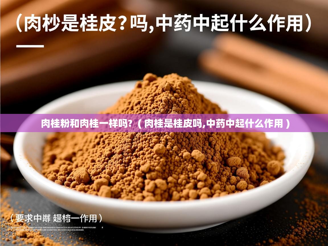  肉桂粉和肉桂一样吗?  ( 肉桂是桂皮吗,中药中起什么作用 )