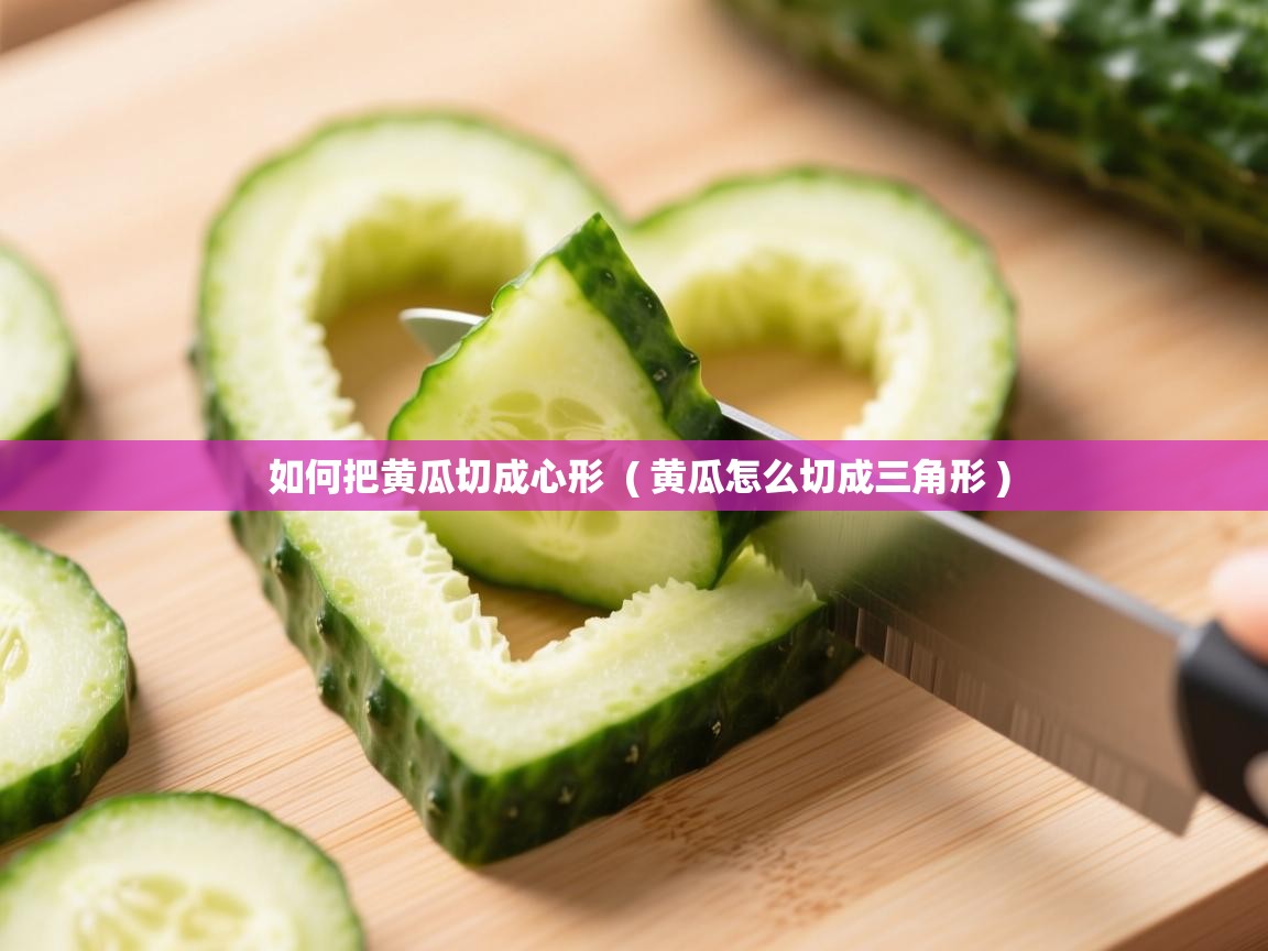  如何把黄瓜切成心形  ( 黄瓜怎么切成三角形 )