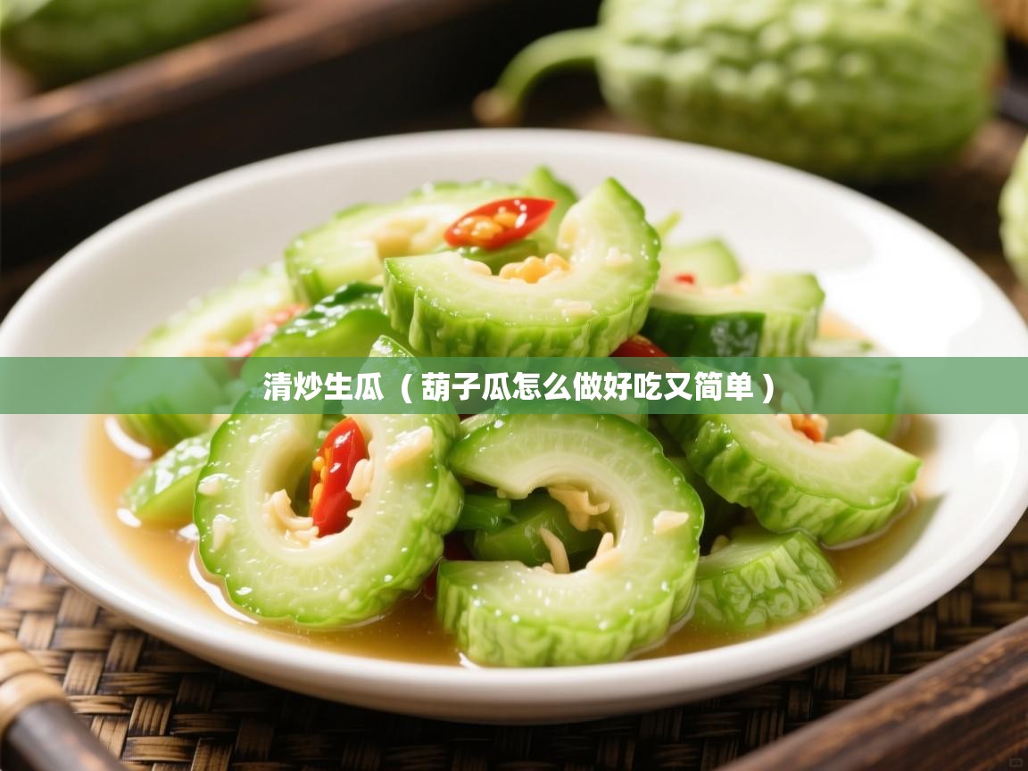  清炒生瓜  ( 葫子瓜怎么做好吃又简单 )