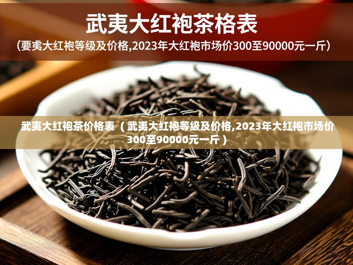 武夷大红袍茶价格表  ( 武夷大红袍等级及价格,2023年大红袍市场价300至90000元一斤 )  武夷大红袍茶价格表  ( 武夷大红袍等级及价格,2023年大红袍市场价300至90000元一斤 )