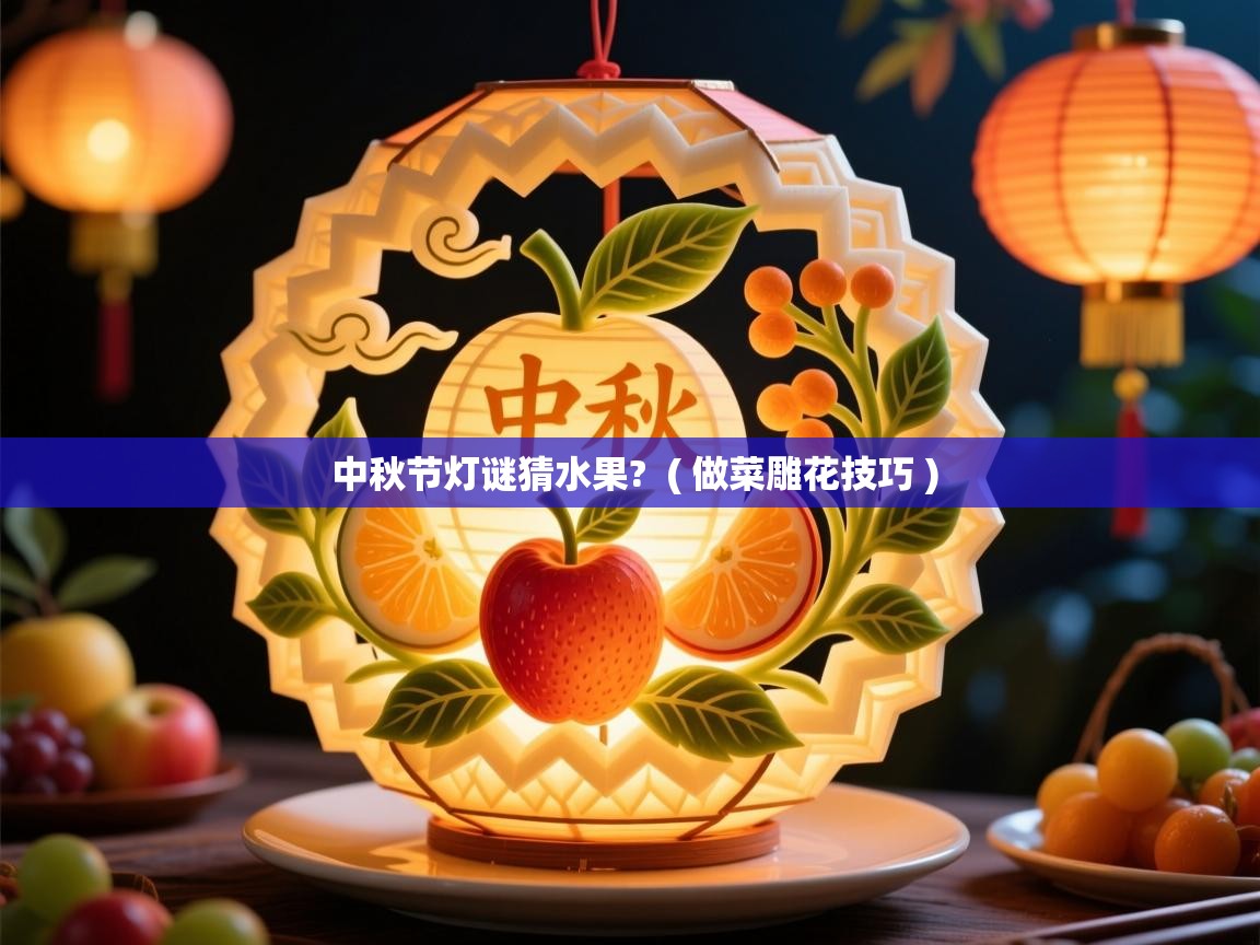  中秋节灯谜猜水果?  ( 做菜雕花技巧 )