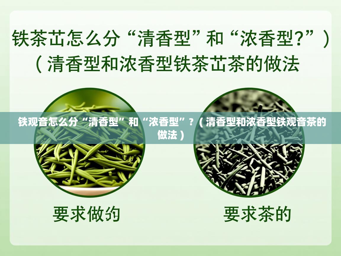  铁观音怎么分“清香型”和“浓香型”?  ( 清香型和浓香型铁观音茶的做法 )
