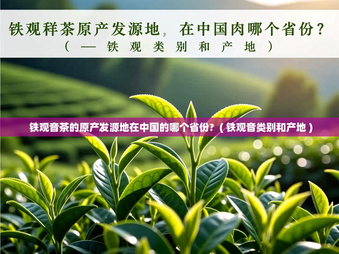 详细阅读: 铁观音茶的原产发源地在中国的哪个省份?  ( 铁观音类别和产地 )  铁观音茶的原产发源地在中国的哪个省份?  ( 铁观音类别和产地 )