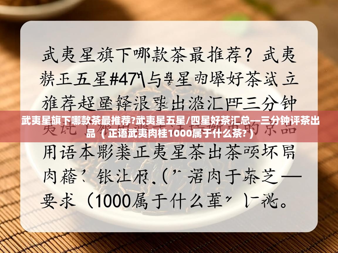 武夷星旗下哪款茶最推荐?武夷星五星/四星好茶汇总—三分钟评茶出品  ( 正语武夷肉桂1000属于什么茶? )  武夷星旗下哪款茶最推荐?武夷星五星/四星好茶汇总—三分钟评茶出品  ( 正语武夷肉桂1000属于什么茶? )