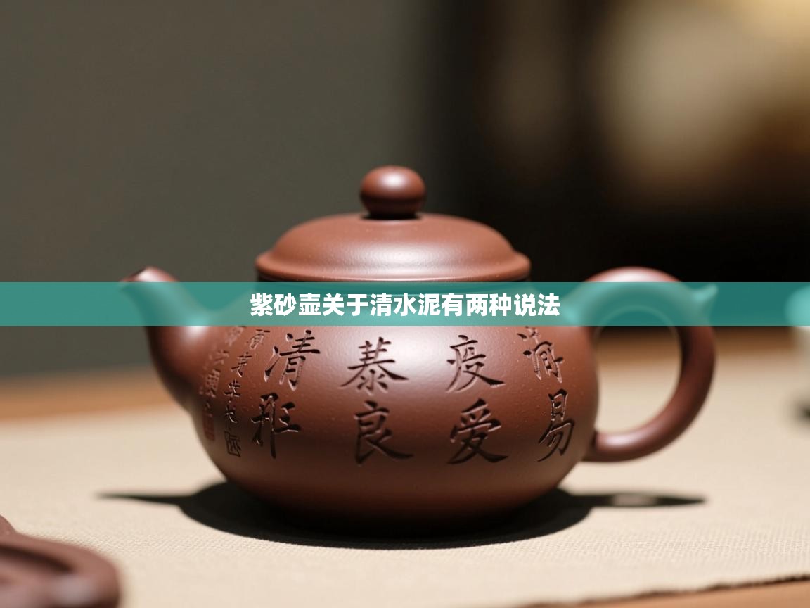 紫砂壶关于清水泥有两种说法   紫砂壶关于清水泥有两种说法