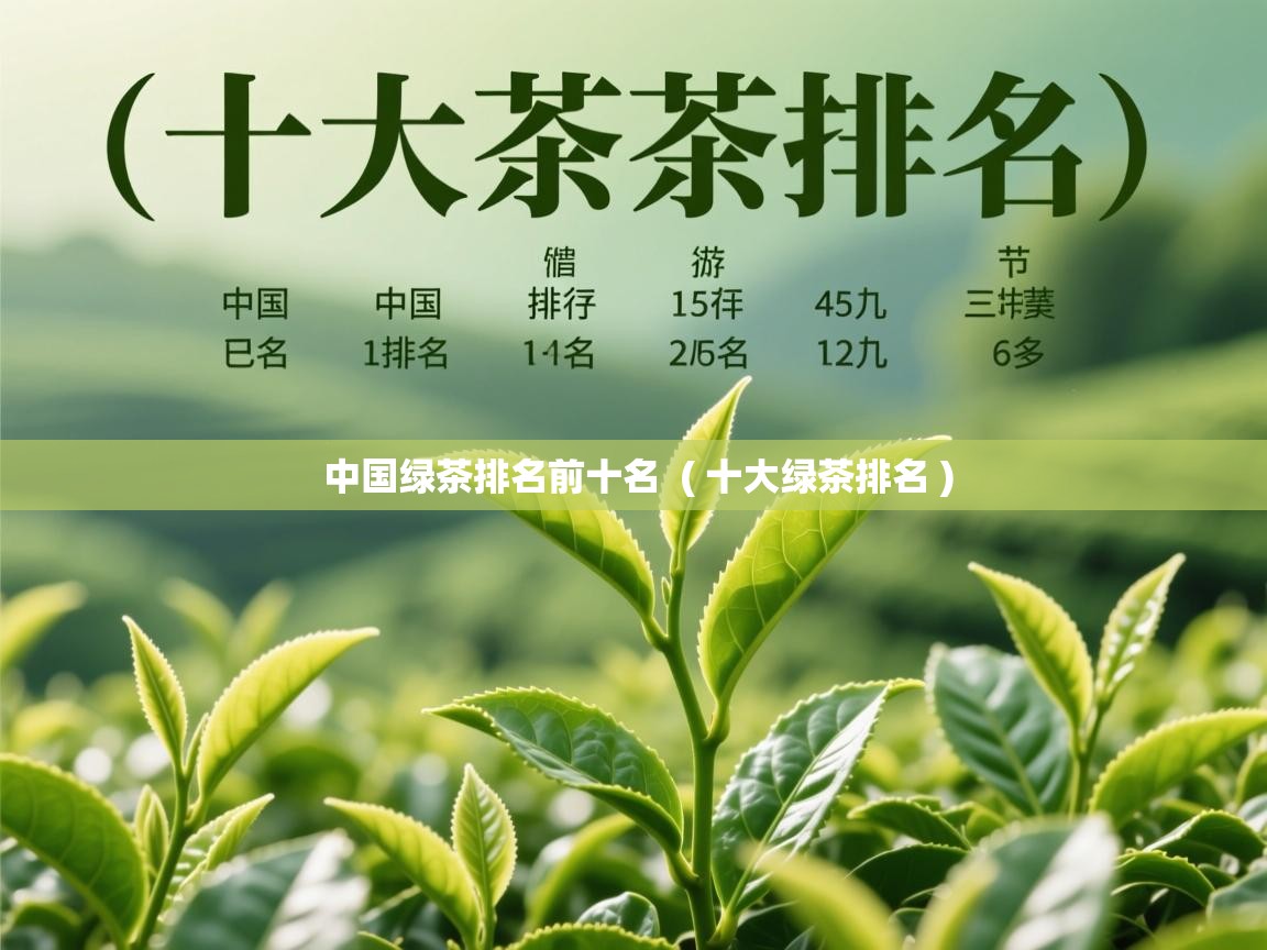  中国绿茶排名前十名  ( 十大绿茶排名 )