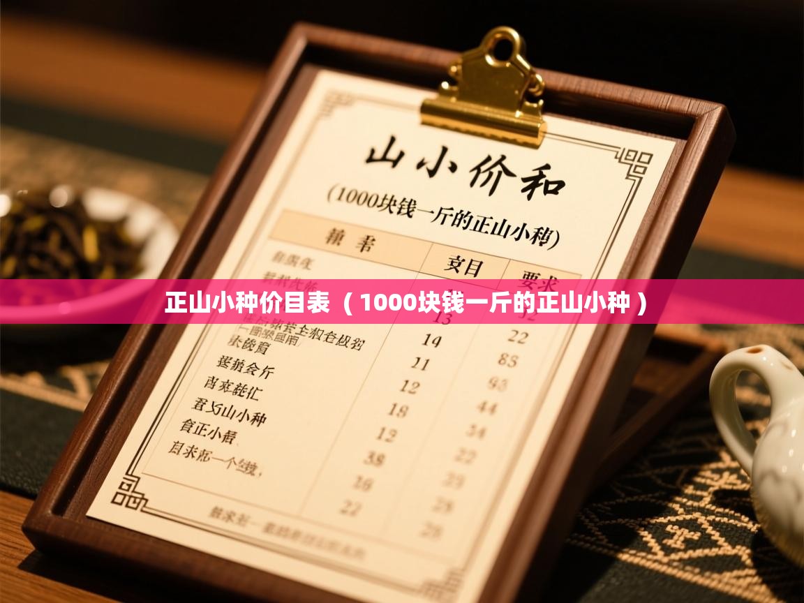  正山小种价目表  ( 1000块钱一斤的正山小种 )