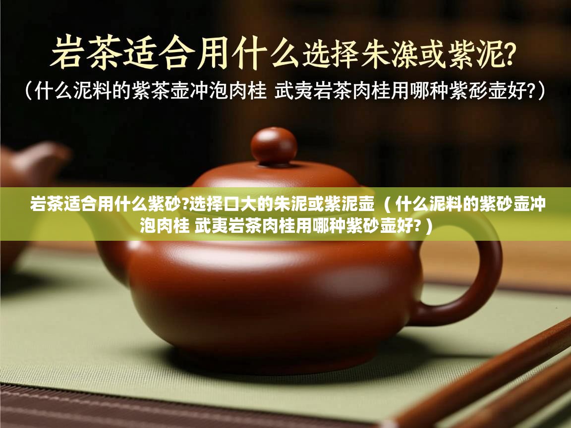  岩茶适合用什么紫砂?选择口大的朱泥或紫泥壶  ( 什么泥料的紫砂壶冲泡肉桂 武夷岩茶肉桂用哪种紫砂壶好? )