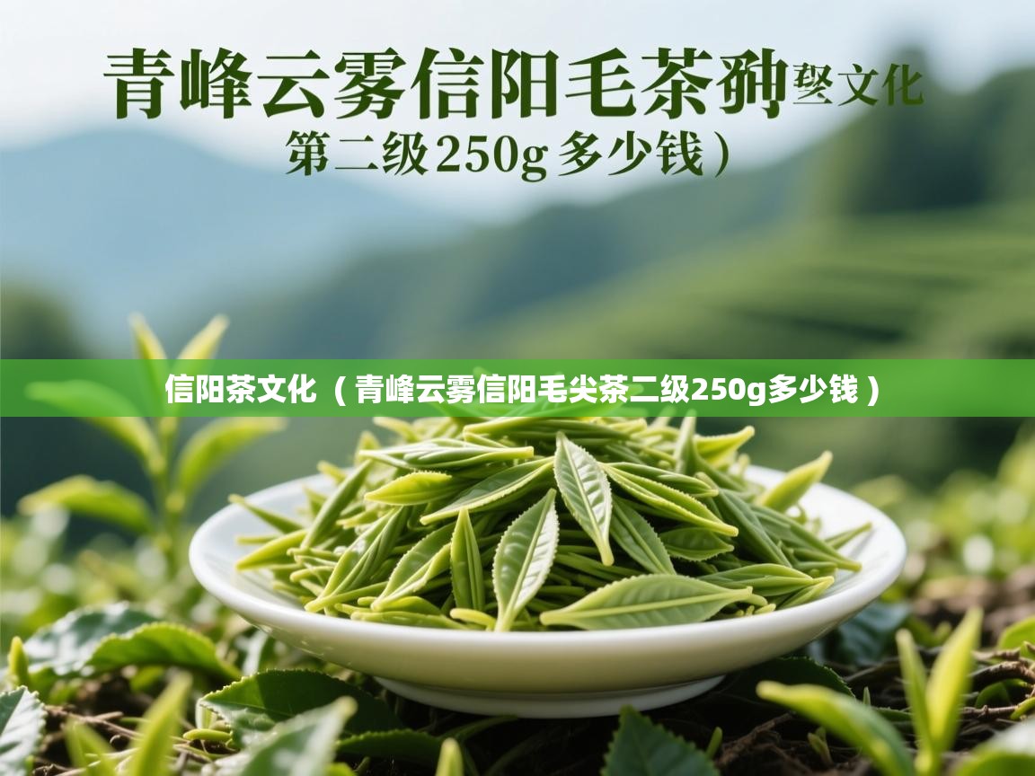 信阳茶文化  ( 青峰云雾信阳毛尖茶二级250g多少钱 )