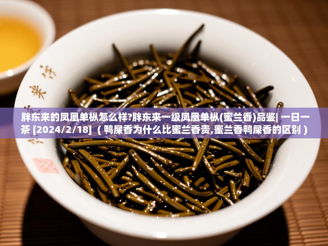  胖东来的凤凰单枞怎么样?胖东来一级凤凰单枞(蜜兰香)品鉴| 一日一茶 [2024/2/18]  ( 鸭屎香为什么比蜜兰香贵,蜜兰香鸭屎香的区别 )