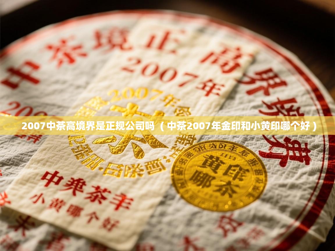 2007中茶高境界是正规公司吗 ( 中茶2007年金印和小黄印哪个好 ) 2007中茶高境界是正规公司吗 ( 中茶2007年金印和小黄印哪个好 )