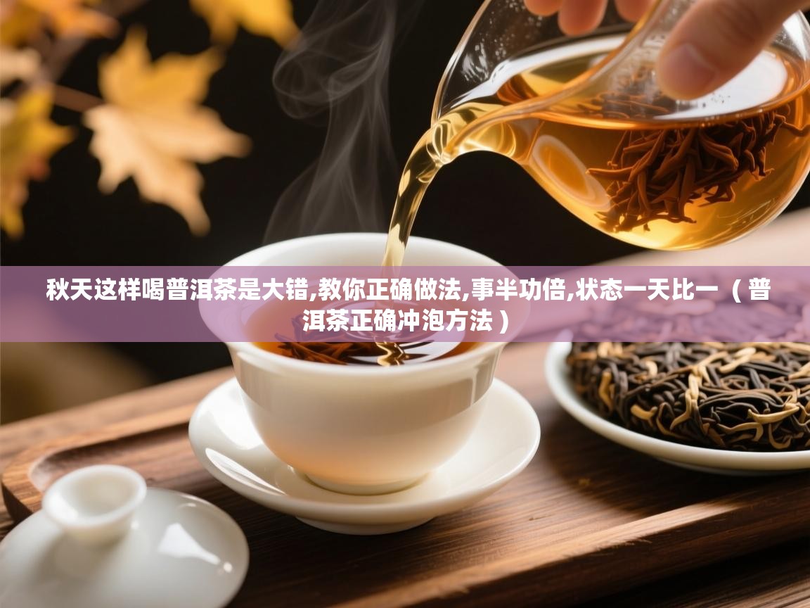  秋天这样喝普洱茶是大错,教你正确做法,事半功倍,状态一天比一  ( 普洱茶正确冲泡方法 )
