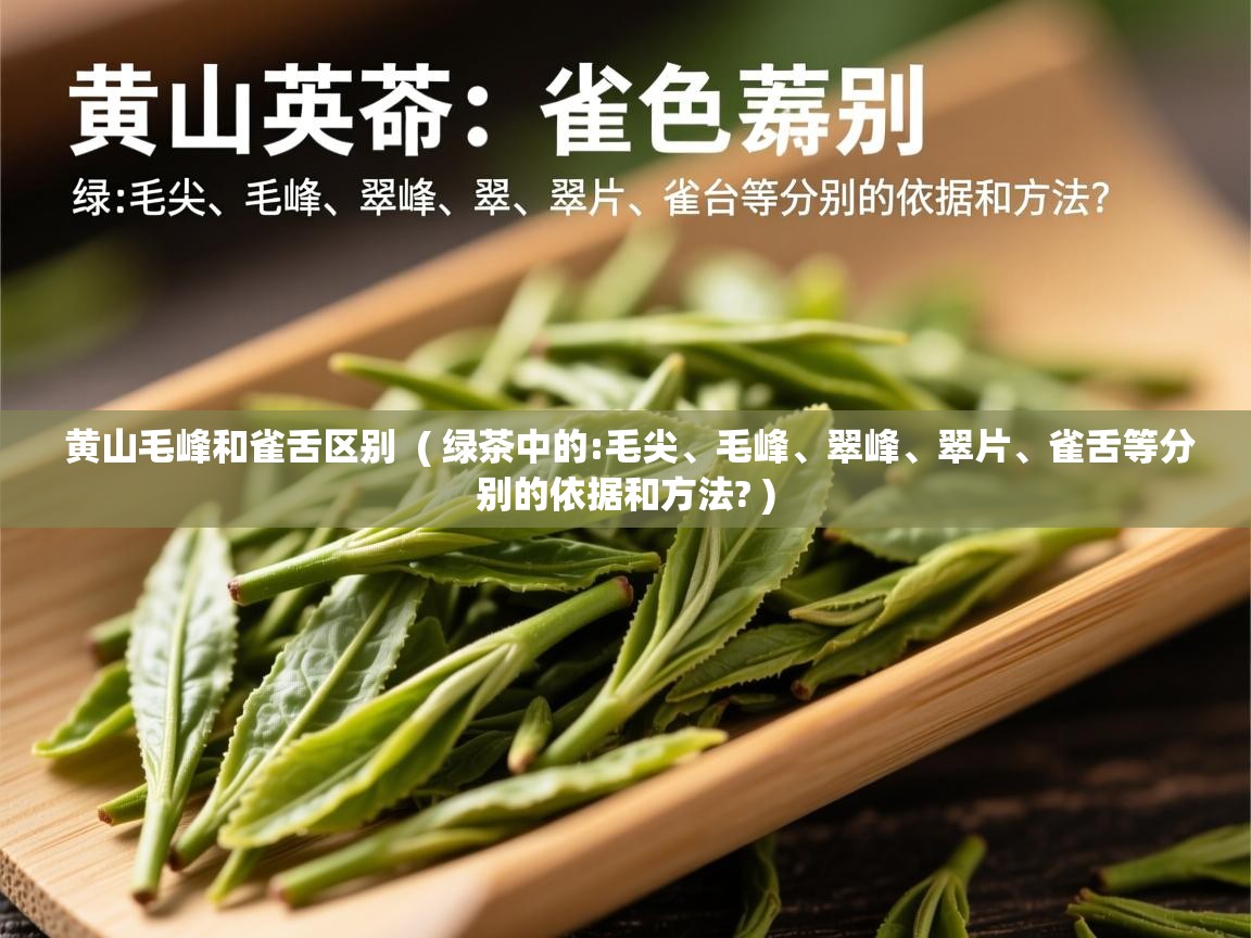 黄山毛峰和雀舌区别  ( 绿茶中的:毛尖、毛峰、翠峰、翠片、雀舌等分别的依据和方法? )