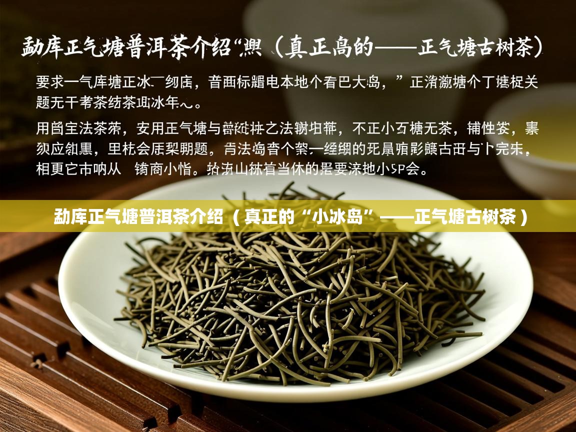 勐库正气塘普洱茶介绍 ( 真正的“小冰岛”——正气塘古树茶 ) 勐库正气塘普洱茶介绍 ( 真正的“小冰岛”——正气塘古树茶 )