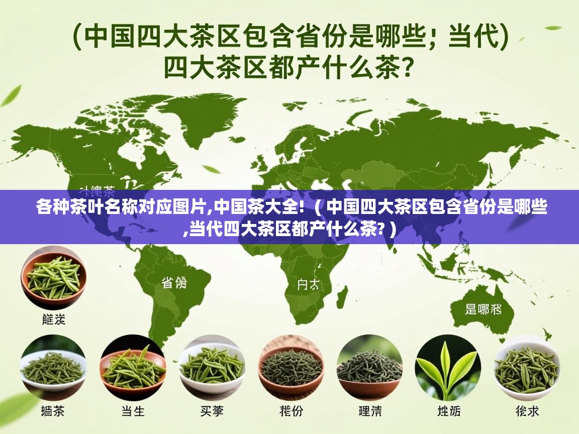  各种茶叶名称对应图片,中国茶大全!  ( 中国四大茶区包含省份是哪些,当代四大茶区都产什么茶? )