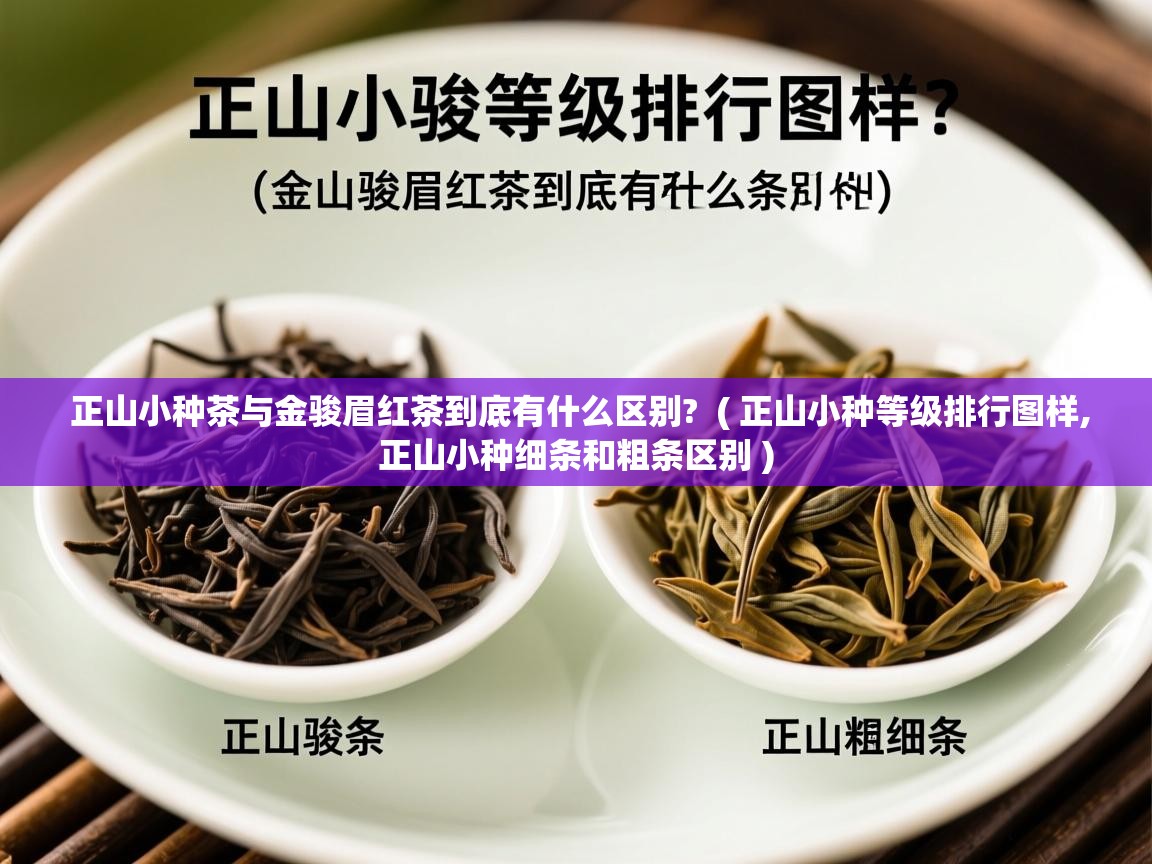  正山小种茶与金骏眉红茶到底有什么区别?  ( 正山小种等级排行图样,正山小种细条和粗条区别 )