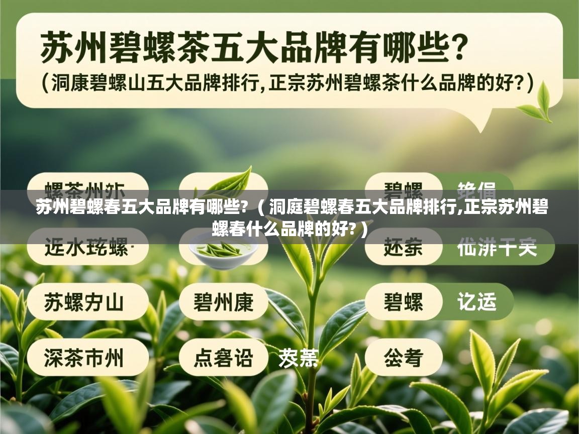  苏州碧螺春五大品牌有哪些?  ( 洞庭碧螺春五大品牌排行,正宗苏州碧螺春什么品牌的好? )