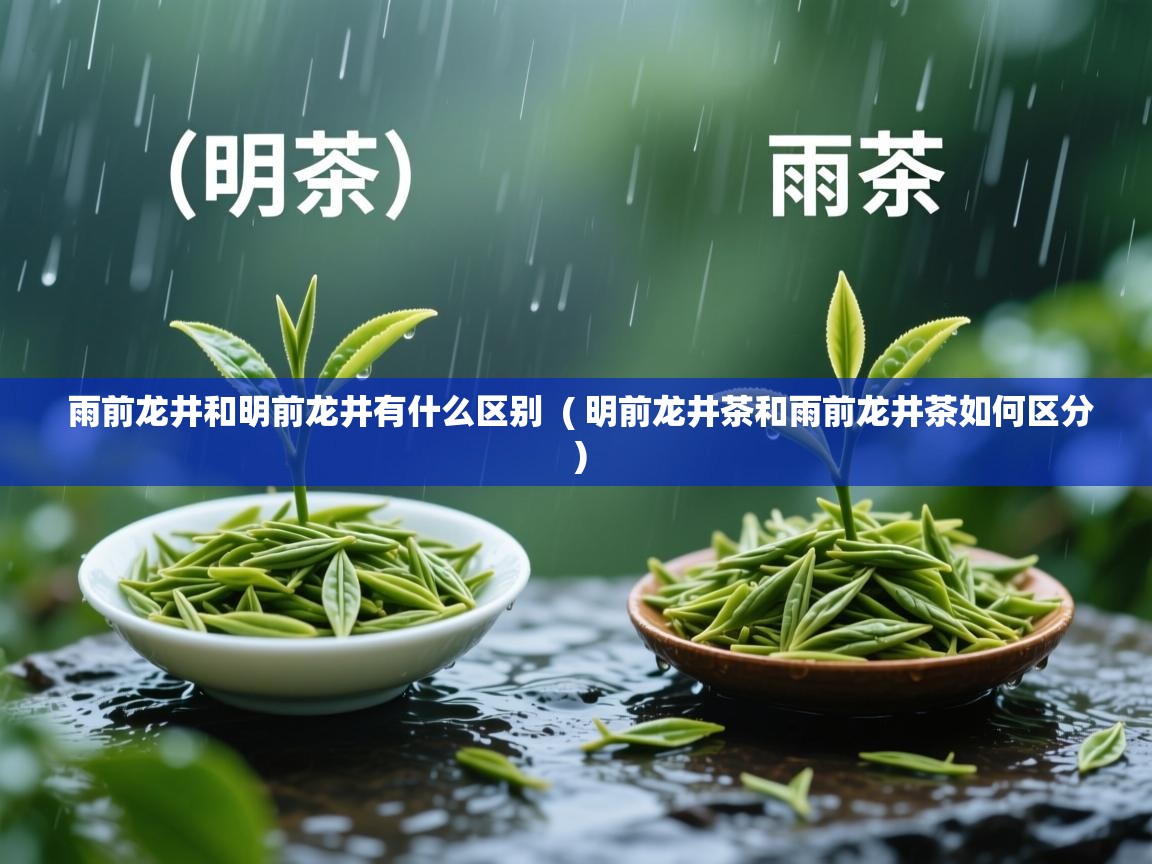  雨前龙井和明前龙井有什么区别  ( 明前龙井茶和雨前龙井茶如何区分 )