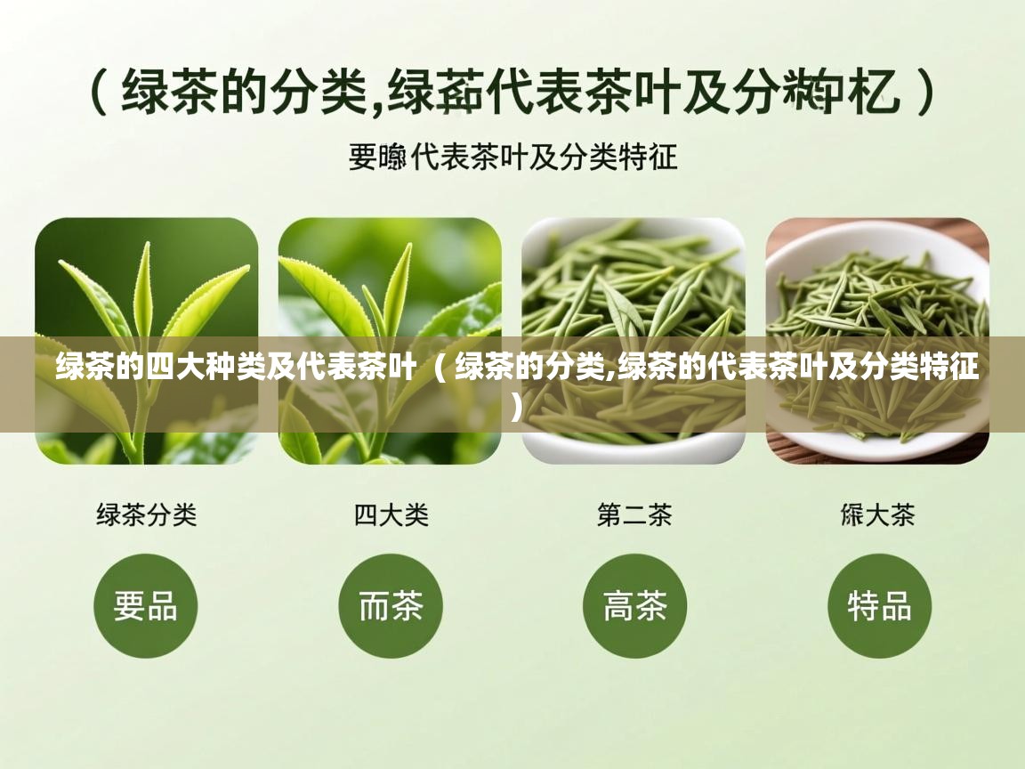  绿茶的四大种类及代表茶叶  ( 绿茶的分类,绿茶的代表茶叶及分类特征 )