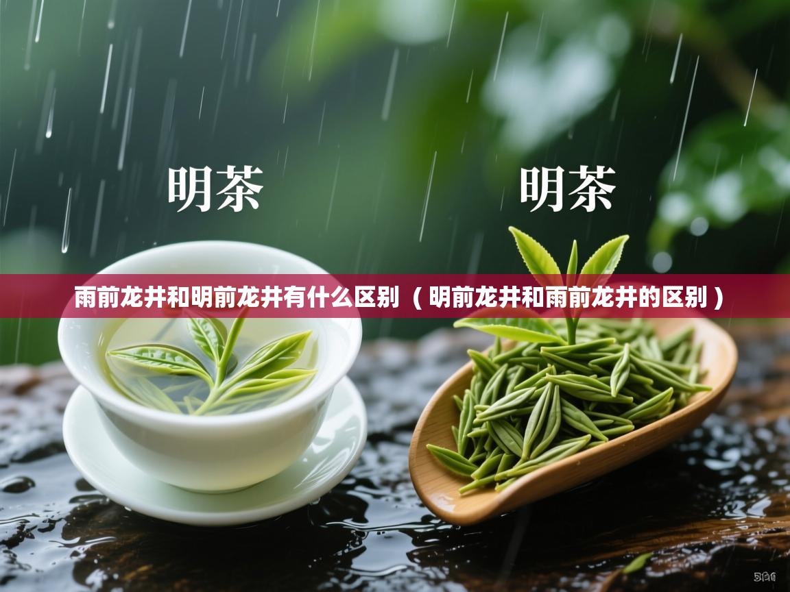  雨前龙井和明前龙井有什么区别  ( 明前龙井和雨前龙井的区别 )