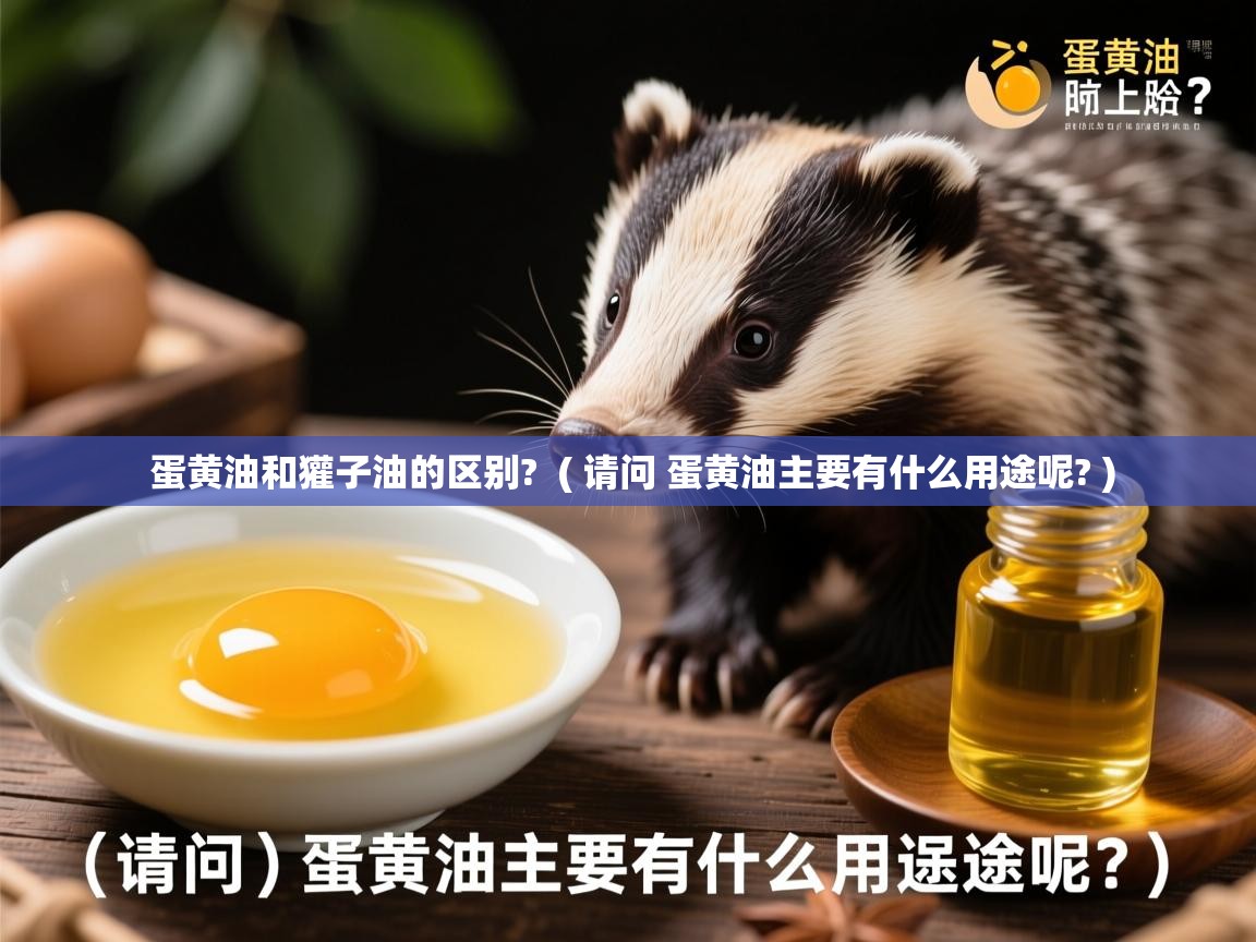  蛋黄油和獾子油的区别?  ( 请问 蛋黄油主要有什么用途呢? )