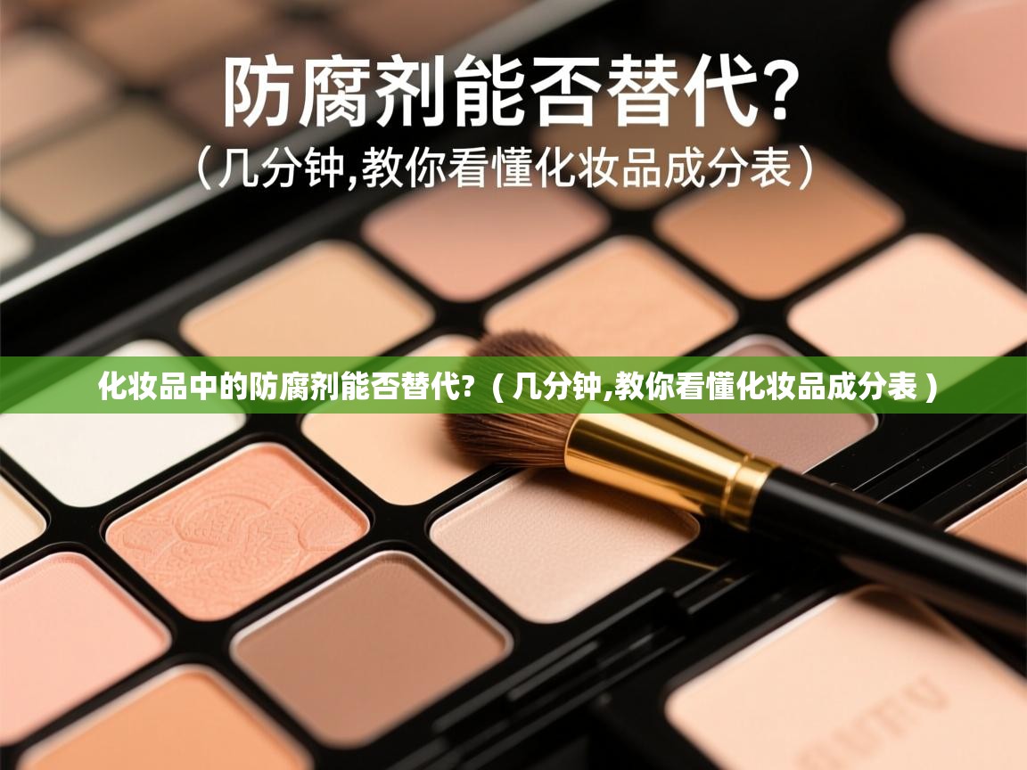 化妆品中的防腐剂能否替代? ( 几分钟,教你看懂化妆品成分表 ) 化妆品中的防腐剂能否替代? ( 几分钟,教你看懂化妆品成分表 )