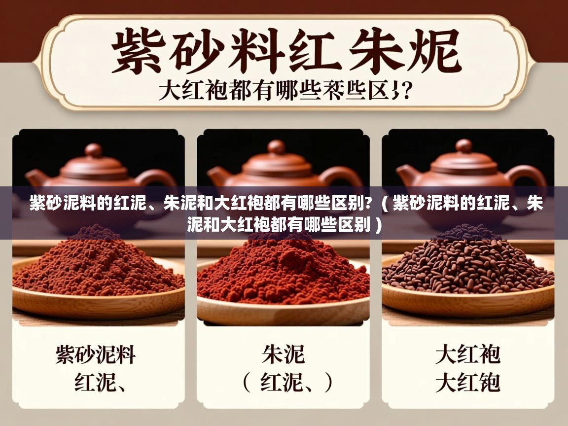  紫砂泥料的红泥、朱泥和大红袍都有哪些区别?  ( 紫砂泥料的红泥、朱泥和大红袍都有哪些区别 )