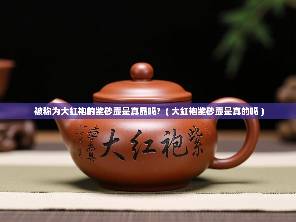  被称为大红袍的紫砂壶是真品吗?  ( 大红袍紫砂壶是真的吗 )