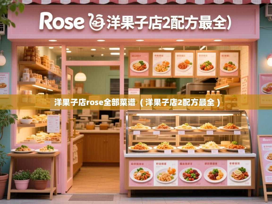 洋果子店rose全部菜谱 ( 洋果子店2配方最全 ) 洋果子店rose全部菜谱 ( 洋果子店2配方最全 )